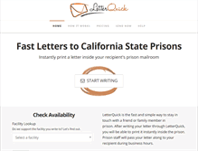 Tablet Screenshot of letterquick.com